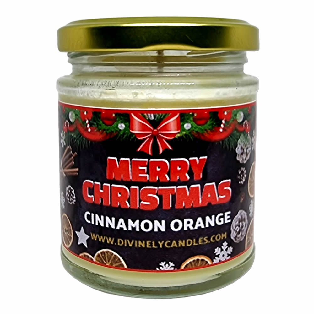 Cinnamon Orange Soy Coconut Wax Christmas Candle
