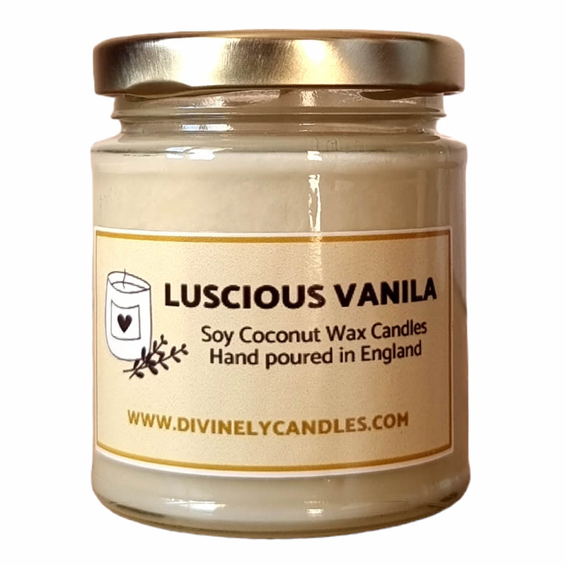 Luscious Vanilla Soy Coconut Wax Candle